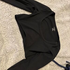 Wild Fable Black Crop Top